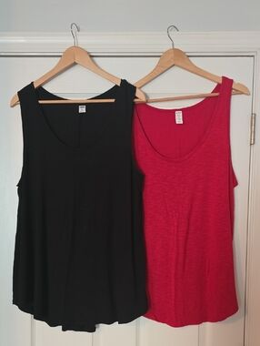2 - Old Navy Luxe Scoop Neck Tank Tops